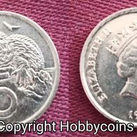 NZ : Neuseeland 5 cents 1995 Tuatara