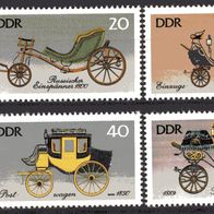 DDR 1976 Historische Kutschen MiNr. 2147 - 2152 postfrisch