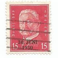 Briefmarke Deutwches Reich: 1930 - 15 Pfennig - Michel Nr. 445