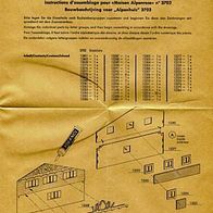 Vollmer Bauanleitung - für Haus Alpenrose 3702 - Bausatz - Original