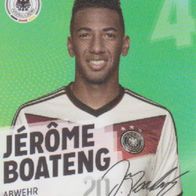Rewe Sammelkarte - Fußball-WM 2014 - Nr.4/34 Jérôme Boateng - NEU