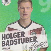 Rewe Sammelkarte - Fußball-WM 2014 - Nr.9/34 Holger Badstuber - NEU