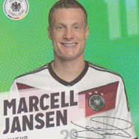 Rewe Sammelkarte - Fußball-WM 2014 - Nr.11/34 Marcell Jansen - NEU