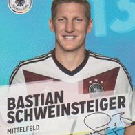 Rewe Sammelkarte - Fußball-WM 2014 - Nr.13/34 Bastian Schweinsteiger - NEU