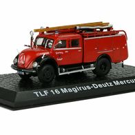 TLF 16 Magirus Deutz Mercur 125A Feuerwehr  Modell von De Agostini NEU 