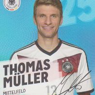 Rewe Sammelkarte - Fußball-WM 2014 - Nr.25/34 Thomas Müller - NEU