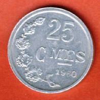 Luxemburg 25 Centimes 1960