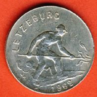 Luxemburg 1 Frang 1962