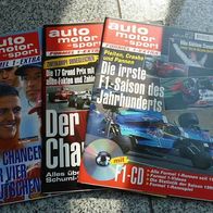 3 x Auto Motor Sport Formel 1 Extra von 1999/2000