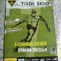TSV Alemannia Aachen Tivoli Echo Nr. 13 - Alemannia Aachen - Dynamo Dresden
