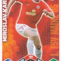 FSV Mainz 05 Topps Match Attax Trading Card 2010 Miroslav Karhan Nr.189
