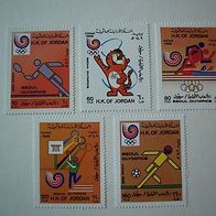 Jordanien Nr 1406-10 Postfrisch Olympiade 1988