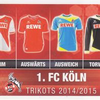 1. FC Köln Topps Match Attax Trading Card 2014 Trikots Nr. T10