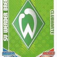 Werder Bremen - Match Attax 11/12 - Wappen / Clubkarte