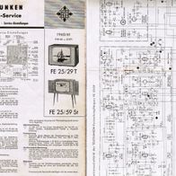 Telefunken, FE 25/29T, FE 27/59T Schaltbild, Manual