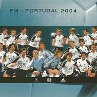 DFB-Mannschaftskarte adidas Euro 94 - Portugal - RAR