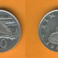 Simbabwe 20 Cents 1997