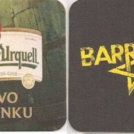 Pilsner Urquell - Bierdeckel "Pivo z tanku - Barrock Praha"