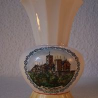 Alte Porzellan-Vase " Wartburg "