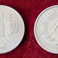 963(1) 1 Pfennig (DDR) 1980/ A in vz ....................... * * * Berlin-coins * * *