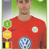 VFL Wolfsburg Topps Sammelbild 2017 Koen Casteels Bildnummer 259