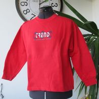 Neuwertig "Trend Sport" Mädchen Sweatshirt Gr 152 rot Sweat Shirt Pulli Pullover