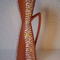 Keramik Henkelvase, W. Germany 60ger Jahre * **