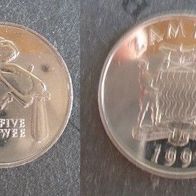 Münze Zambia: 25 Ngwee 1992 VZ - ST