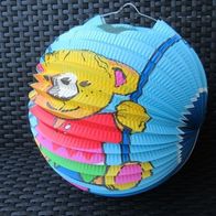 NEU Lampion Laterne Bärchen 25cm blau Bär Deko Geburtstag Sommer Umzug Fest Part