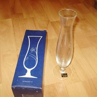 Toscany Vase Glas Blumenverzierung nagelneu