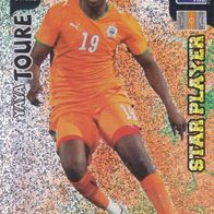 Panini Trading Card Fussball WM 2010 Yaya Toure Elfenbeinküste Star Player
