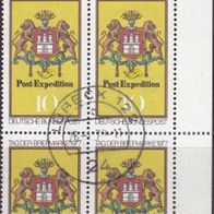 Bund Bundesrepublik  948 o Eckrand 4er Block #013101