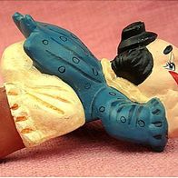 süßer Keramik-Clown für die Regalboden-Kante - ca.13 cm