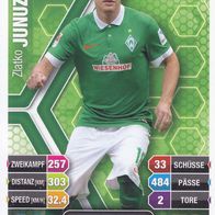 Werder Bremen Topps Match Attax Trading Card 2014 Zlatko Junuzovic Nr.47