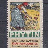 alte Reklamemarke - Phytin - Kräftigungsmittel (184)