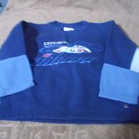 Blaues Sweatshirt mit Motiv Gr.104 Bob der Bär gebraucht