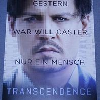Transcendence - Johnny Depp, Morgan Freeman - Presseheft