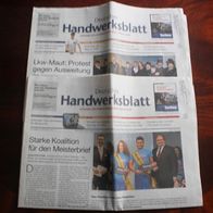 Deutsches Handwerksblatt 6/2014 + 7/2014: Protest gegen Lkw-Maut-Ausweitung, ...