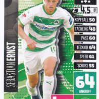 SpVgg Greuther Fürth Topps Match Attax Trading Card 2020 Sebastian Ernst Nr.350