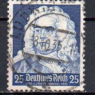 D. Reich 1935, Mi. Nr. 0575 / 575, Heinrich Schütz, gestempelt Ludwigsburg #05984