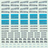 Decals Benetton Mild Seven Formel 1 1:43