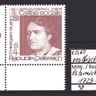 Österreich 1983 100. Geburtstag von Hildegard Burjan MiNr. 1729 postfrisch Eckrand