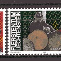 Liechtenstein 1982 Mensch und Arbeit: Land- und Forstwirtschaft MiNr. 802 - 805 postf