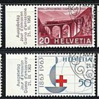 Schweiz, 1963, Mi.-Nr. 768-773, gestempelt