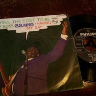 B.B. King - 7" Paying the cost to be the boss Philips 320081