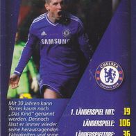 FC Chelsea Welt Fussball Stars Trading Card Fernando Torres 2014