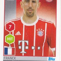 Bayern München Topps Sammelbild 2017 Franck Ribery Bildnummer 224