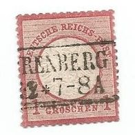 Briefmarke Deutsches Reich 1872 - 1 Groschen - Michel Nr. 4