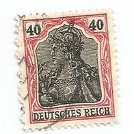 Briefmarke Deutsches Reich 1900 - 40 Pfennig - Michel Nr. 60