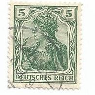 Briefmarke Deutsches Reich 1902 - 5 Pfennig - Michel Nr. 70